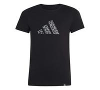 Girl's animal print T-shirt adidas Graphic Noir 9/10 years