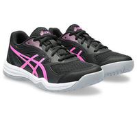Girls ASICS Upcourt Netball Volleyball Trainers Black New Size 4