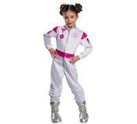 Girls Astronaut Barbie Spacesuit Space Jumpsuit Cosplay Fancy Dress Kids Costume
