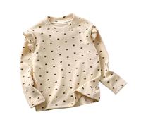 Girls Autumn Winter Floral Print Blouse with Elegant Flutter Sleeve Design for Seasonal Comfort and Stylish Wear #1119
