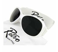 Girls Baby Banz WHITE Retro Sunglasses 100% UVA Protection 2-5 yrs