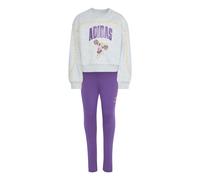 adidas Girl's DISNEY MINNIE MOUSE JOGGER, light grey heather/Semi Ice Tangerine, 2-3 Years
