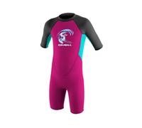 O´neill Wetsuits Reactor Spring 2 Mm Junior Short Sleeve Back Zip Shorty Pink 4 Years Kids