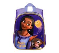 Disney Backpack – Karactermania Wish Star Small 3D – Lilac – 11 x 26 x 31 cm – 8.5 L