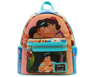 Girl's backpack Loungefly Disney Aladdin Jasmine Bleu 23,75x25x11,25 cm