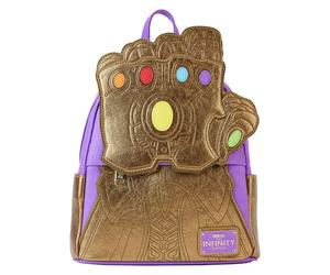 Girl's backpack Loungefly Marvel Thanos Gauntlet Violet 22,5x26,25x11,25 cm