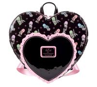 Girl's backpack Loungefly Valfre Lucy Tattoo Heart Noir 26,2x24,2x8,7 cm