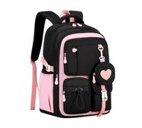 Girls Backpack - School Backpack Stylish Satchel | Lightweight Shoulder Bag Poor Daypack Trendry Teen Purse Travel Knapsack Student Carrier Casual Tote Organizer Fashion Accessory Outdoor Utility