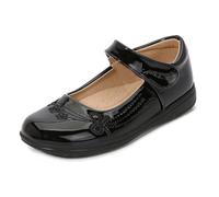 Girls Ballet Flat Sandals Classic Mary Jane Shoes for Toddlers Kids with Adjustable Strap and Embroidered Detail, Breathable Comfortable Everyday Shoes for School and Casual Wear