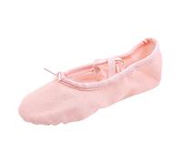 Girls' Ballet Shoes Children's Lightweight Breathable Ballet Flats Plain Thin Base Dance Shoes Gymnastics Shoes Dance Practice Ballet Slippers for Dance Performance Gymnastics, khaki, 8.5 UK