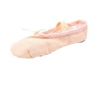 Girls' Ballet Shoes Children's Lightweight Breathable Ballet Flats Plain Thin Base Dance Shoes Gymnastics Shoes Dance Practice Ballet Slippers for Dance Performance Gymnastics, beige, 10.5 UK Child