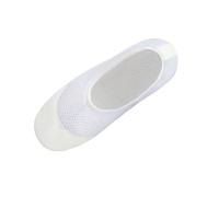Girls Ballet Shoes Mesh Breathable Openwork Footwear Split-Sole Dance Slippers Solid Color Mesh Trainers Shoes Soft Bottom Comfortable Flat Footwear for Yoga White