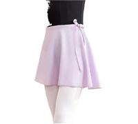 Girls Ballet Skirts Lace-up Chiffon Dance Kids One Piece Chilldren Practice Dancing For Adult(Light Purple,105 Height95-110cm)