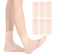 Girls Ballet Socks Multi-Packs 3|5 Packs Kids Seamless Dance Socks Soft Breathable(6 UK Child-3.5 UK)