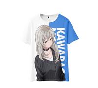 Girls Band Cry Anime T-Shirt 2024 Japan Manga Crewneck Short Sleeve Streetwear Tee Men Women Harajuku Tops (L,BS31232A01)
