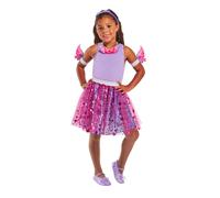 Girls Barbie Accessory Set Tutu Skirt Headband Necklace Arm Bands Fancy Dress