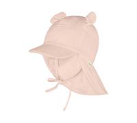 Girls' baseball cap with neck cover Sterntaler Oreilles Rose 51/53 cm