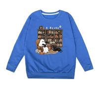 Girls Baseball Print Hooded Sweatshirt Soft Pullover Casual Kids Hoodie Comfort Fit Everyday Wear Party Toddler Teen Youth Age 1 to 14 Years(Blue, 9-10 Years)