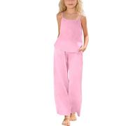 Girls' Basic Solid Shorts - Casual, Fashionable, Stretchy Waistband, Summer Daily Wear, Sizes 4-11, Navy Blue