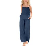 Girls' Basic Solid Shorts - Casual, Fashionable, Stretchy Waistband, Summer Daily Wear, Sizes 4-11, Navy Blue