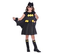 Official Kids Superhero Dark Knight Batman Classic Batgirl Fancy Dress Costume