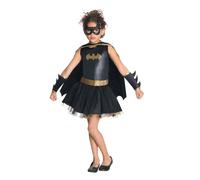 Girls Batgirl Dress Costume DC Comics Superhero Movie Kids Fancy Dress Party
