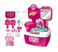 Girls Beauty Salon Playset - 30cm Safe Hair Dressing Kit, Pretend Stylist Toys | Birthday Gift for 3 4 5 6 7 8 Years Role Plays Creative Fun Educational Activity Makeup Accessories