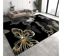 Girl'S Bedroom Carpets 3D Printed Animal Butterfly Carpet Girly Room Floor Decorative Large Rugs Cartoon Kids Room Play Crawl Mat Flannel Memory Foam Area Rug For Living Room 100 X 200/3671916942650