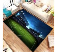 Girl'S Bedroom Carpets 3D Printed Football, Soccer Field Carpet Girly Room Floor Decorative Large Rugs Cartoon Kids Room Play Crawl Mat Flannel Memory Foam Area Rug For Living Room 40 X -199102334846