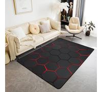 Girl'S Bedroom Carpets 3D Printed Sci-Fi Geometric Grid Carpet Girly Room Floor Decorative Large Rugs Cartoon Kids Room Play Crawl Mat Flannel Memory Foam Area Rug For Living Room 80 X 1-646725651145