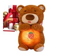 girls | Beruhigendes Plüschtier | Atmungs Simulation Spielzeug | Schlafhilfe mit sanftem Licht & Musikfunktion für Neugeborene Kleinkinder ideal als Geschenk zur Geburt Taufe Weihnachten