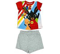 Girls Bing & Flop Shortie Pyjamas, Officially Licensed Character Nightwear Pj Set, Age 18-24 Months Red
