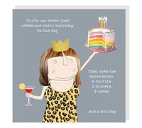 Girls Birthday Celebration Cards by Rosie Made A Thing (GF190)