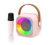 Girls Birthday Gifts Age 3-15 Year Old - Kids Karaoke Machine Microphones Toys - Happy Birthdays Presents Gift for Her Daughter, Big Sister, Niece, Granddaughter Teen Girl (Pink-1)