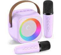 Girls Birthday Gifts Age 3-15 Year Old - Kids Karaoke Machine Microphones Toys - Happy Birthdays Presents Gift for Her Daughter, Big Sister, Niece, Granddaughter Teen Girl (Purple-2)