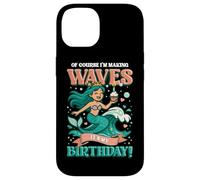 Girls Birthday Making Waves It's My Birthday Mermaid Case for iPhone 14