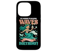 Girls Birthday Making Waves It's My Birthday Mermaid Case for iPhone 14 Pro