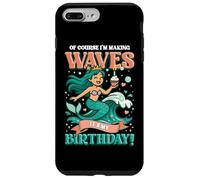 Girls Birthday Making Waves It's My Birthday Mermaid Case for iPhone 7 Plus/8 Plus