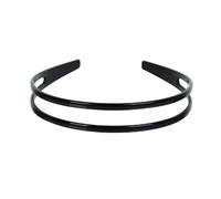 Girls Black Toothed Hair Hoop Soft Elastic Headbands High Elasticities Band for Easy Management Breathable Headwear