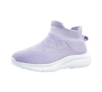 Girls Black Trainers Breathable Mesh Running Shoes Lightweight Comfortable Footwear Athletic Casual Sports Shoes for Age 4 to 12