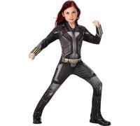 Girls Black Widow Marvel Cosplay Superhero Book Week Fancy Dress Kids Costume