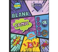 Girls' Blank Comic Book: Create Your Own Comics vol.1| 8.5x11: Patterns to Create Your Own Comic Book, Perfect for Girls, Birthdays Gifts, Inspiring Young Artist, Teens, and Kids, Special Occasions