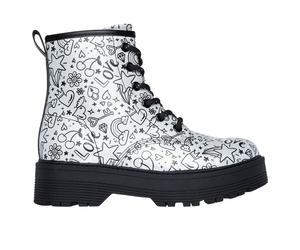 Girl's boots Skechers Gravlen Hi Argenté 28