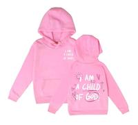Girls Boys Hoodie Graphic Hoodies for Teen Casual Cute Soft Fashion Jumper Standard Fit Round Neck School Jumpers Oversized Long Sleeve Streetwear Pink