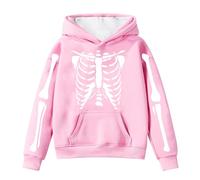 Girls Boys Hoodie Graphic Hoodies for Teen Clothes Girl Cotton Top New Casual Fashion Loose Pullover Tops School Sweatshirt Oversized Long Sleeve Streetwear Pink