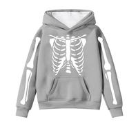 Girls Boys Hoodie Graphic Hoodies for Teen Clothes Girl Cotton Top New Casual Fashion Loose Pullover Tops School Sweatshirt Oversized Long Sleeve Streetwear Grey
