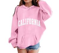 Girl's Boy's Hoodie Long Sleeve Soft Sweatshirt Graphic Hoody Kids Cute Pullovers Top Clothes for Girls Hoodie Pack Toddler Pink