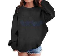 Girls Boys Hoodie Regular Fit Activewear Clothes Girl Cotton Top UK Fall Stylish Hoody Casual Sweatshirt Oversized Long Sleeve Streetwear Black