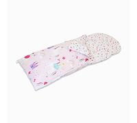 Girls Boys Kids Unicorns Princess Rainbows Pink 155 x 65 cm Reversible Sleeping Bag