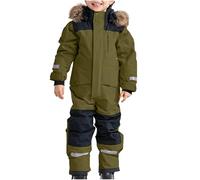 Girls & Boys Thermal Snow Overall & Windproof Winter Suit - | Mud Suit | Softshell Set with Removable Hood by Brandname